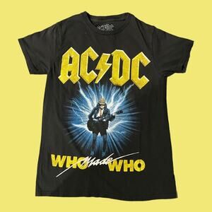 2017 acdc who made who tee